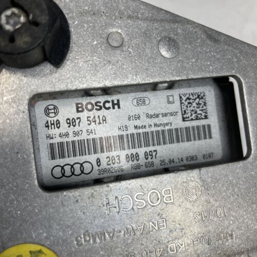 2015-18 AUDI A8 A8L S8 FRONT LEFT ADAPTIVE CRUISE CONTROL DISTANCE RADAR SENSOR - Picture 4 of 14