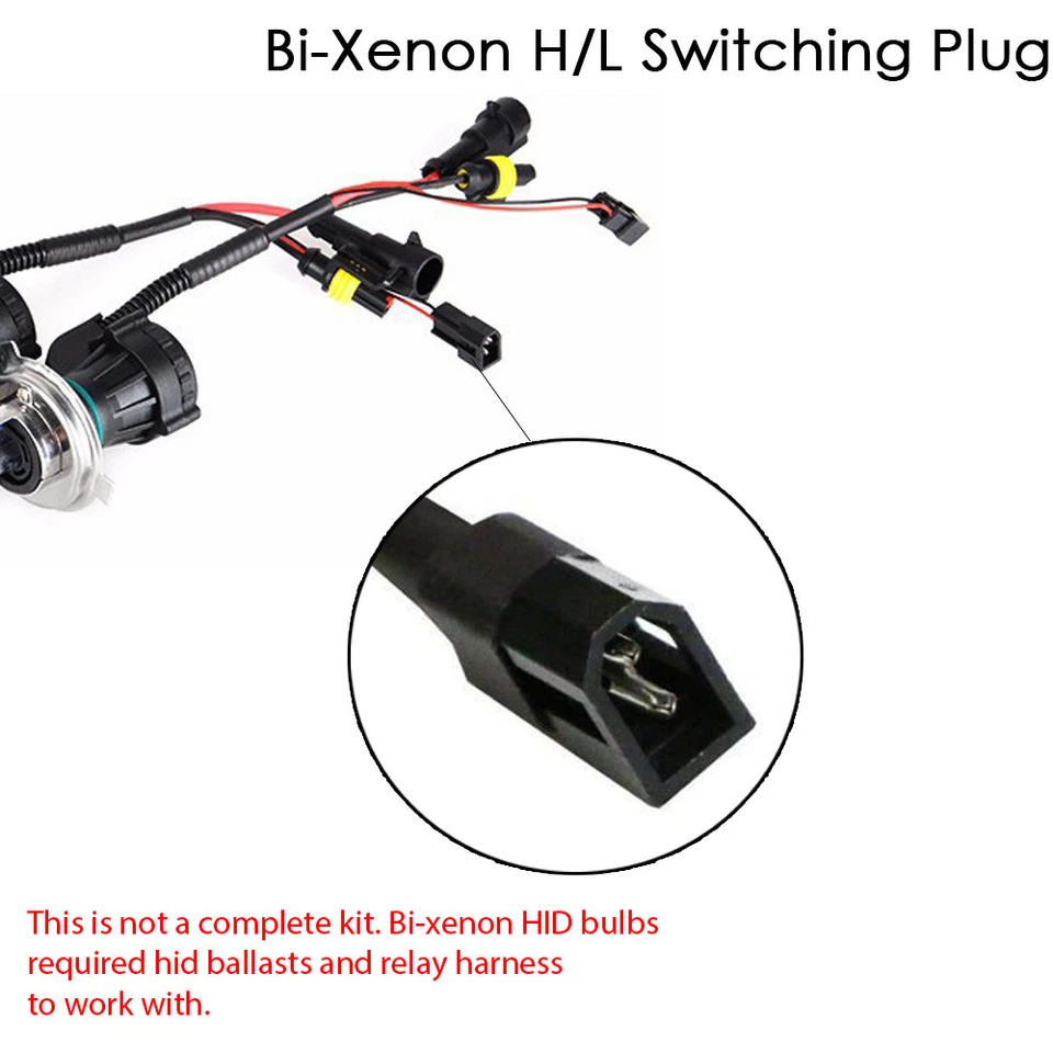 2x Bi-Xenon H4 9003 HID Bulbs AC 35W H/L Headlight Replacement 4K 6K 8K 10K 12K - Image 4 of 4