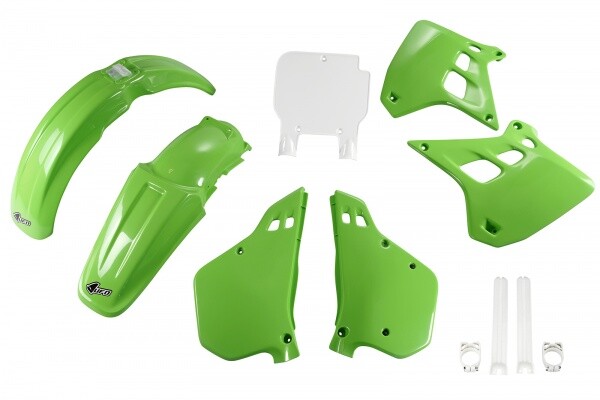 plastic fairing kit FULL Kawasaki KX 250 1990 - 1991 UFO Plast color Replica
