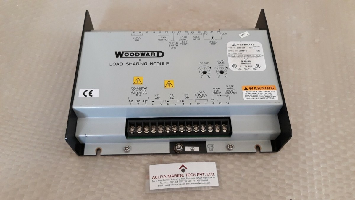 Woodward 9907-175 load sharing module 24v | eBay