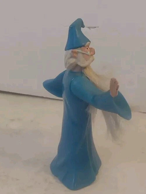 Пластиковая фигурка Мерлина из Disney Sword In The Stone Wizard McDonalds Happy Meal - Изображение 3 из 4