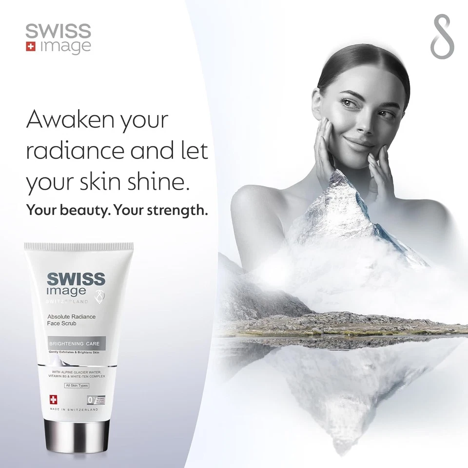 New Swiss Image Whitening Care Absolute Radiance Face Scrub 150 ml Free Shipping - Image 2 of 4