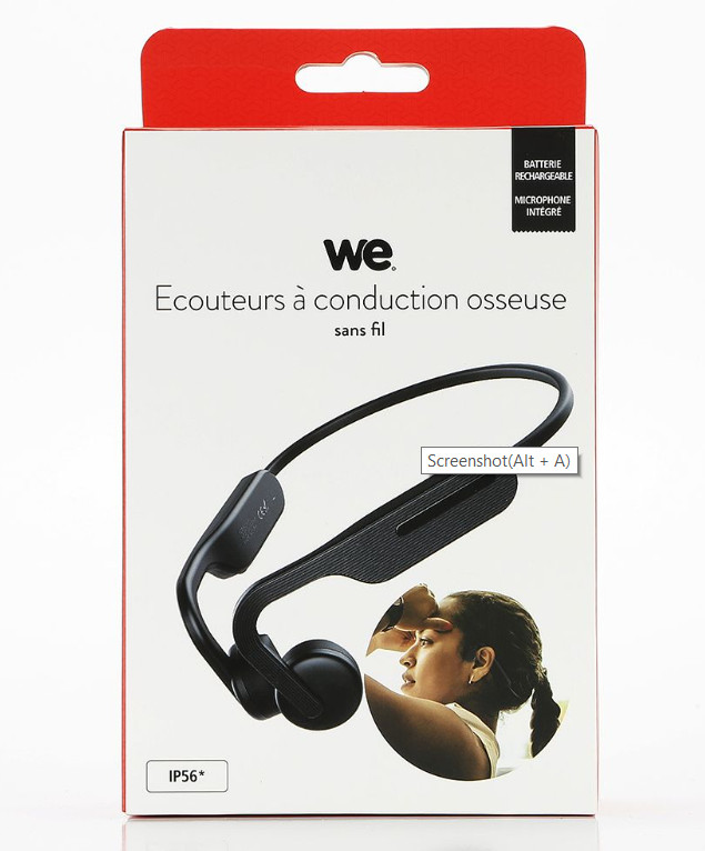 Écouteurs bluetooth sport noirs intra-auriculaires sans fil étanches