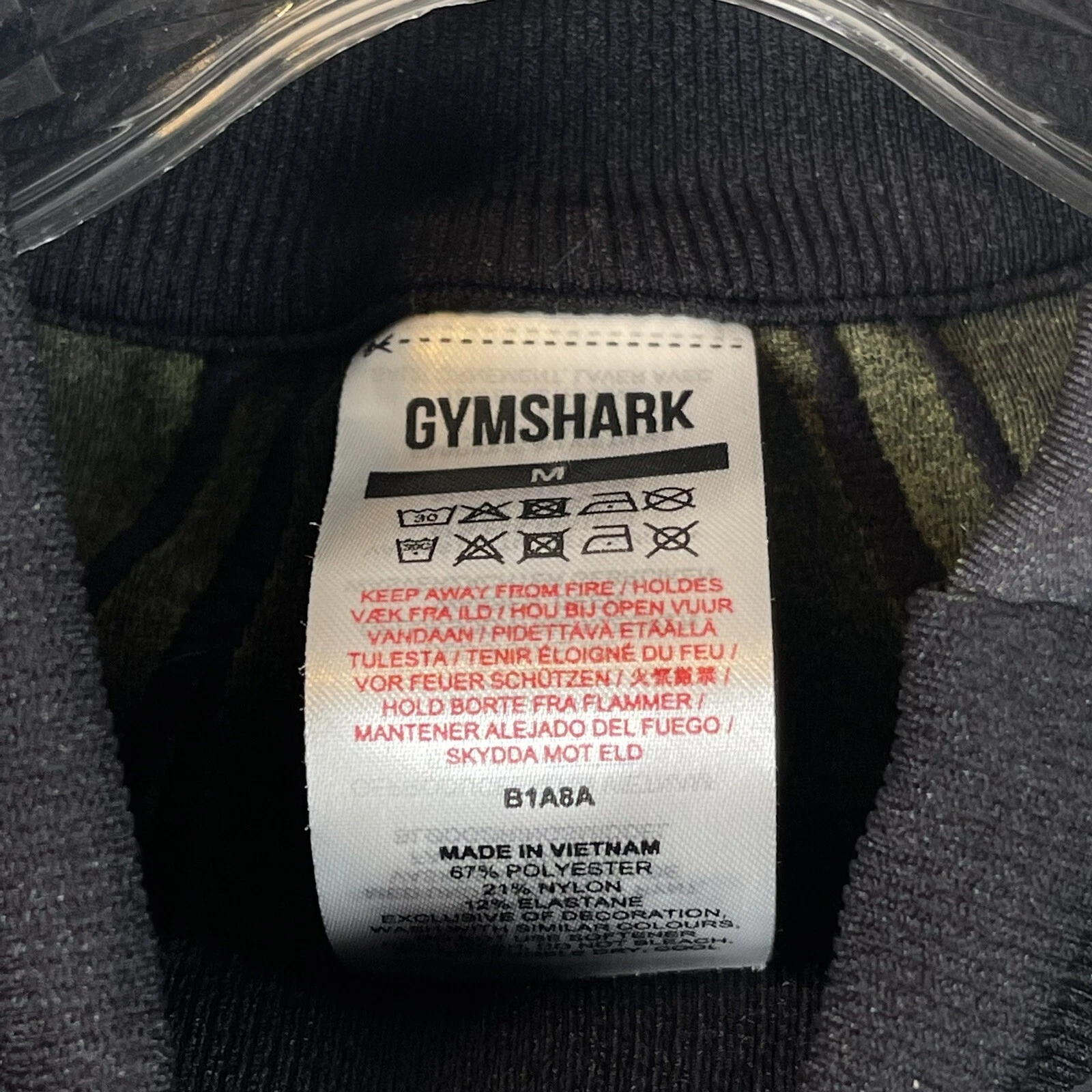 gymshark pullover apex seamless 1/4 zip shirt jacket