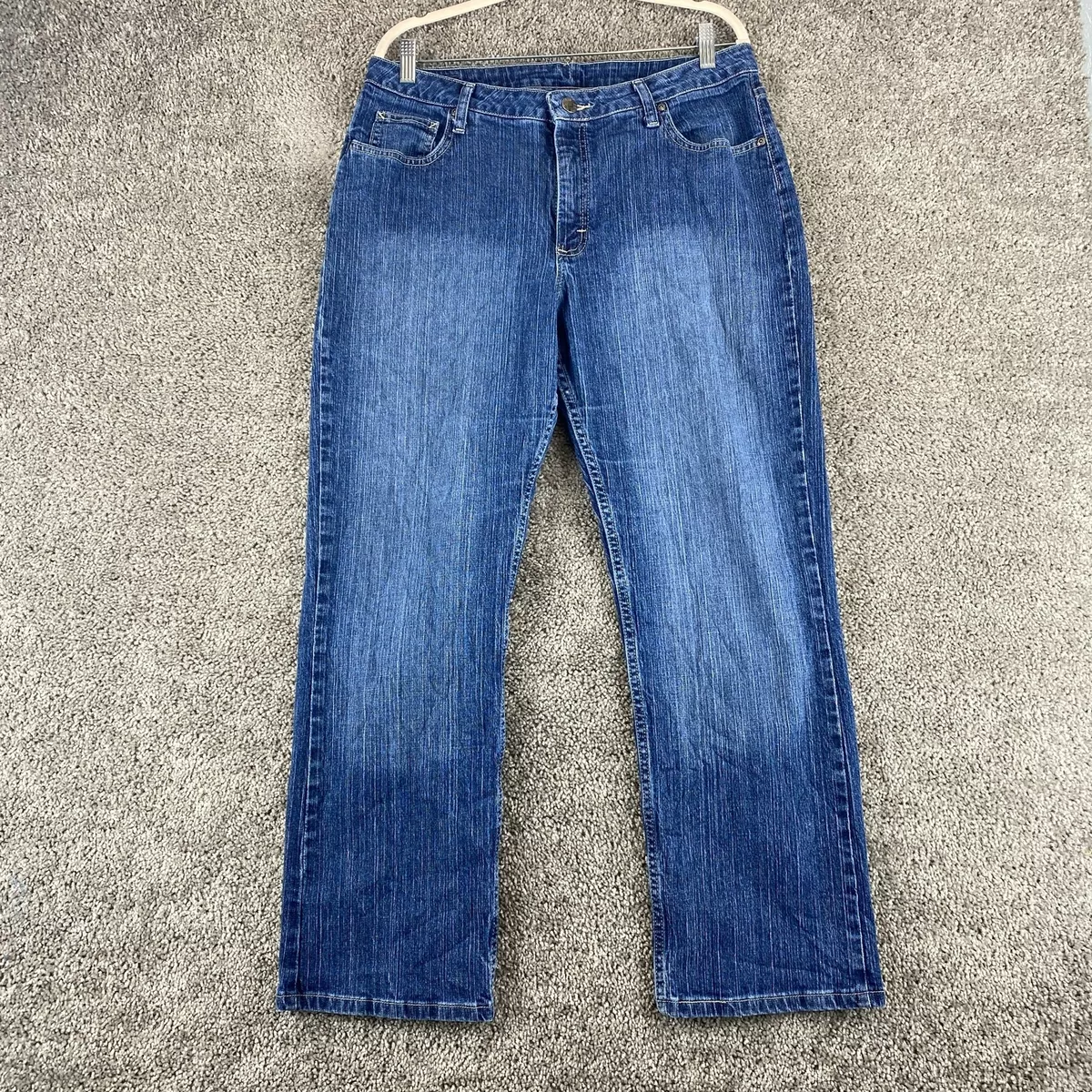 Riders by Lee Relaxed Fit Bootcut Jeans Women s 16 Petite Blue 5
