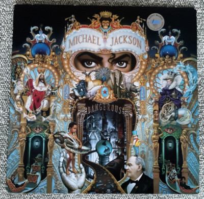 Michael Jackson - Dangerous, Original 1991 Doppel Vinyl Album. Kostenloser UK Versand