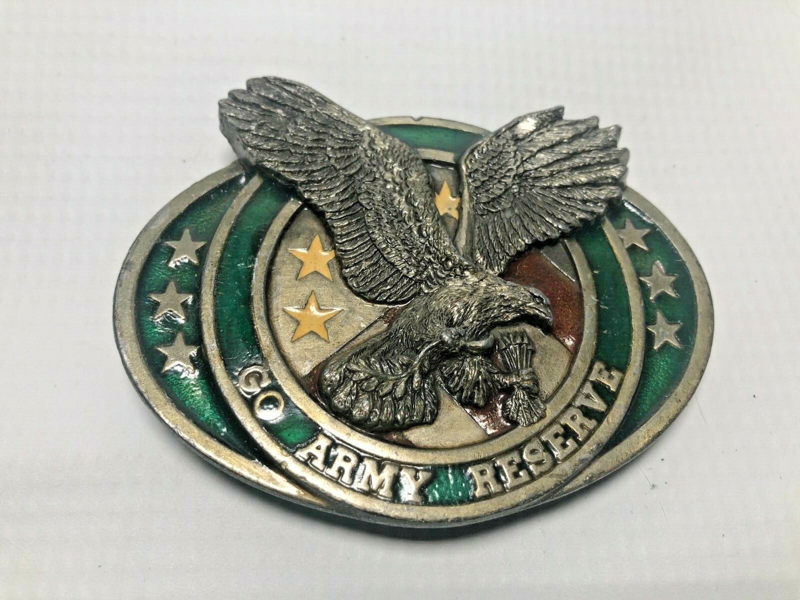 bergamot brass works belt buckle 1984