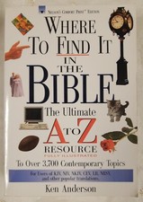 Where to Find It in the Bible: The Ultimate A to Z Resource Paperback Very Good 