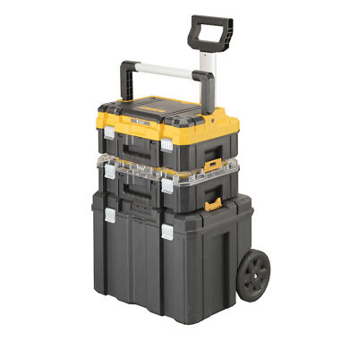 DeWalt DWST60404 TSTAK 3-Piece Modular Mobile Tower Multi Black/Yellow New