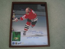 Bobby Hull-Signed 16x20 Photo with Hart 65,66 Inscription - Channel Sports