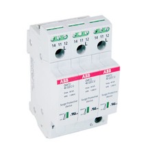 OVRT23L40320PTSU, ABB, 3 pole OVR DIN rail surge protection device ,15 kA, 320V