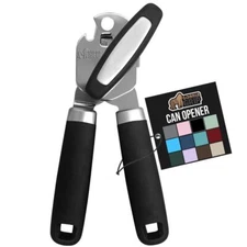 The Original GORILLA GRIP Stainless Steel Smooth Edge Manual Can Opener Bottle