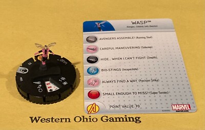 Heroclix Wasp #005 USED Marvel Age Of Ultron Single Figure