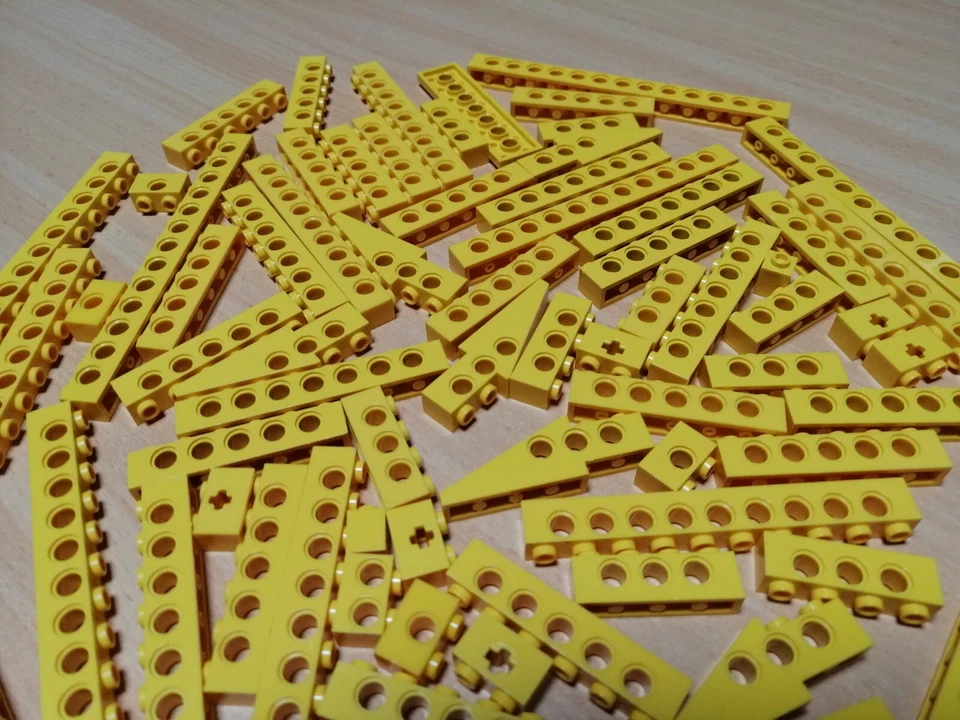 LEGO Technic Konvolut Lochstangen Lochsteine gelb / Technik - Bild 3 von 4