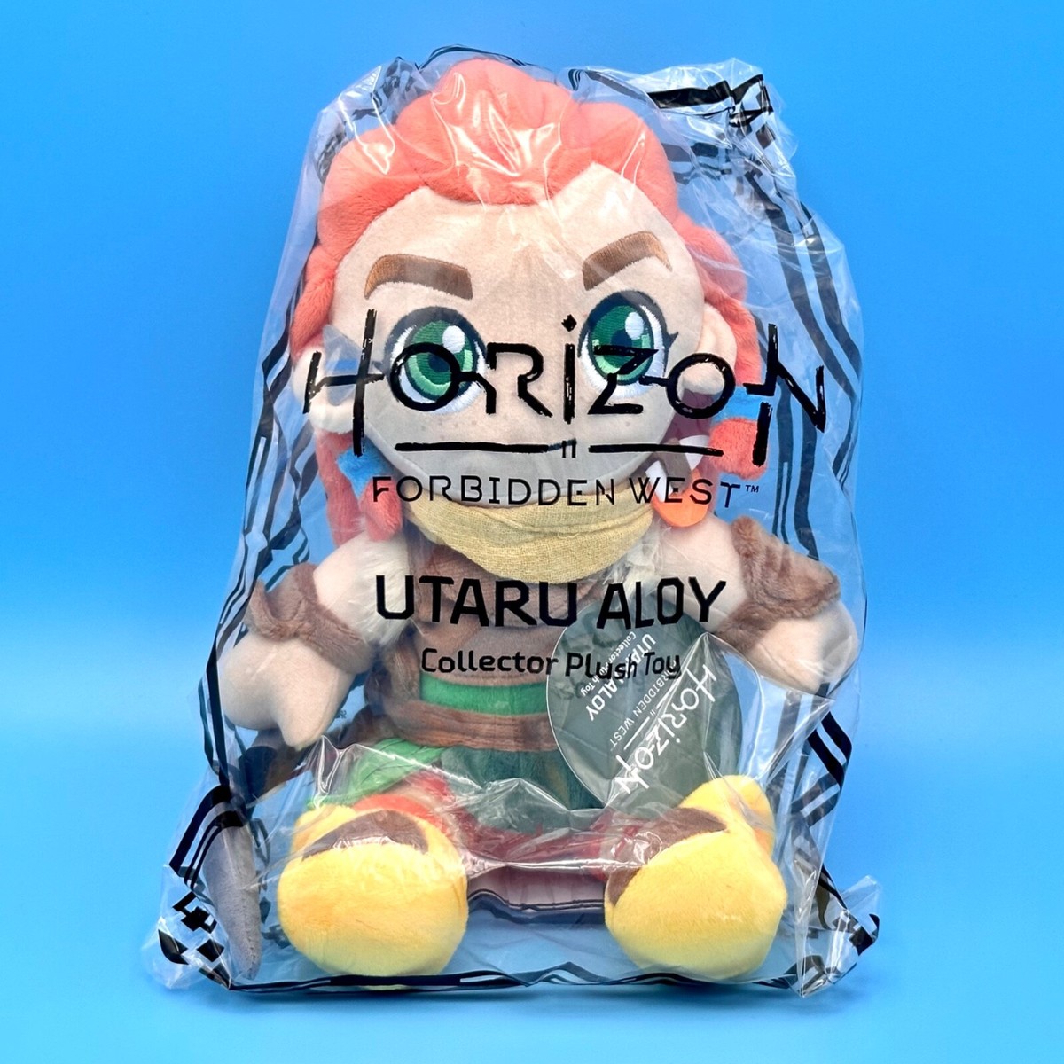 Horizon Forbidden West Utaru Aloy Plush Figure with Magnetic Spear
