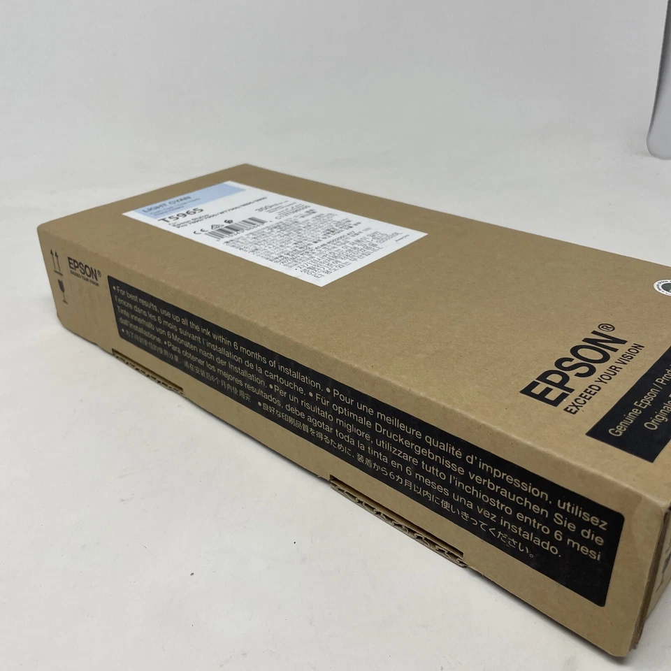 Expired 2021 - Genuine Epson T5965 Light Cyan Ink Cartridge 350ml - Image 3 of 4