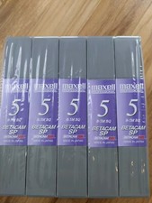  5 NEW Maxell Professional BetaCam SP B-5M BQ Tapes