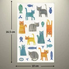 Mrs Grossman's Sticker - COLLAGED CATS, FISH - Up to 20% OFF - SEE MY LISTING!!!