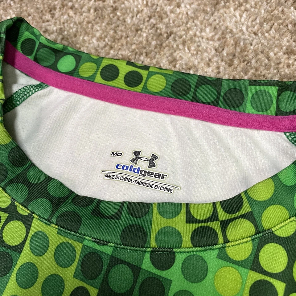 Under Armour Shirt Women Medium Mastermind Thermal Layer EVO ColdGear Thumbholes - Image 2 of 4