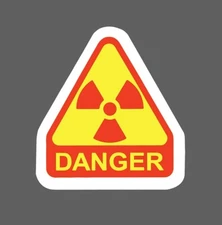 Nuclear Danger Sticker Biohazard Warning Caution Gift Waterproof NEW