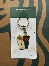 China Starbucks coffee bear key chain