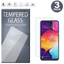 3 X Samsung Galaxy A10 A20e A30s A40 A51 A60 A70 Tempered Glass Screen Protector