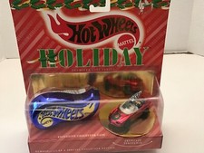 Mattel Hot Wheels Holiday 1995 Green Case Special Collector s Edition. New.