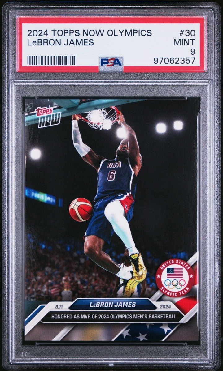 2024 Topps Now Olympic/Paralympic Games - LeBron James #30 /35553 