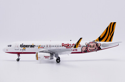 JC Wings 1:200 Tigerair Taiwan Airbus A320-200S  Rakuten Monkeys  B-50006