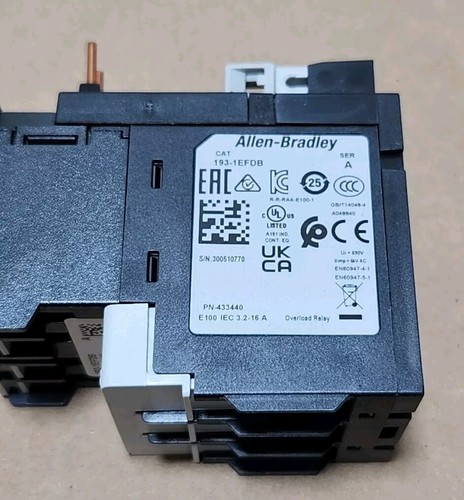 *BRAND NEW SURPLUS* Allen-Bradley 193-1EFDB /A Overload Relay 3.2-16A + Warranty - Picture 6 of 10