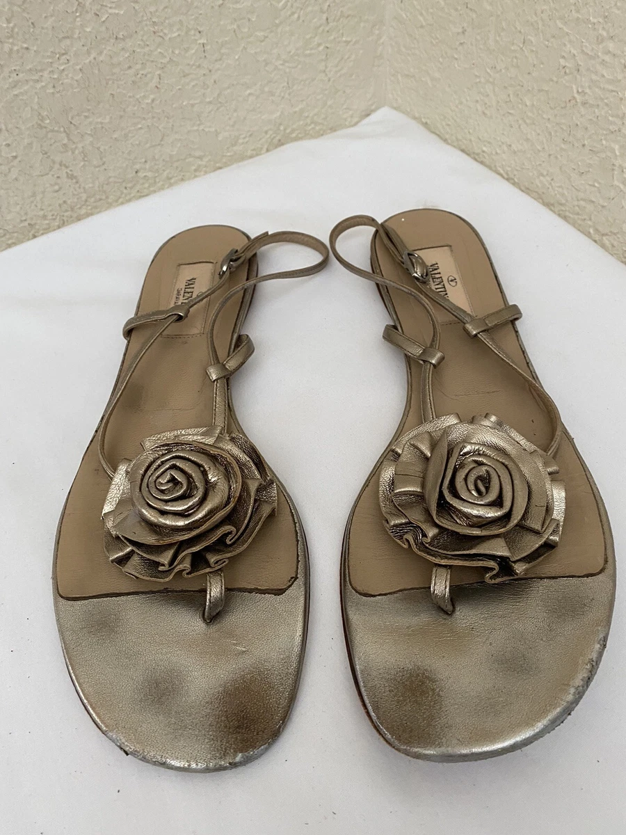 Pewter sandals deals flat