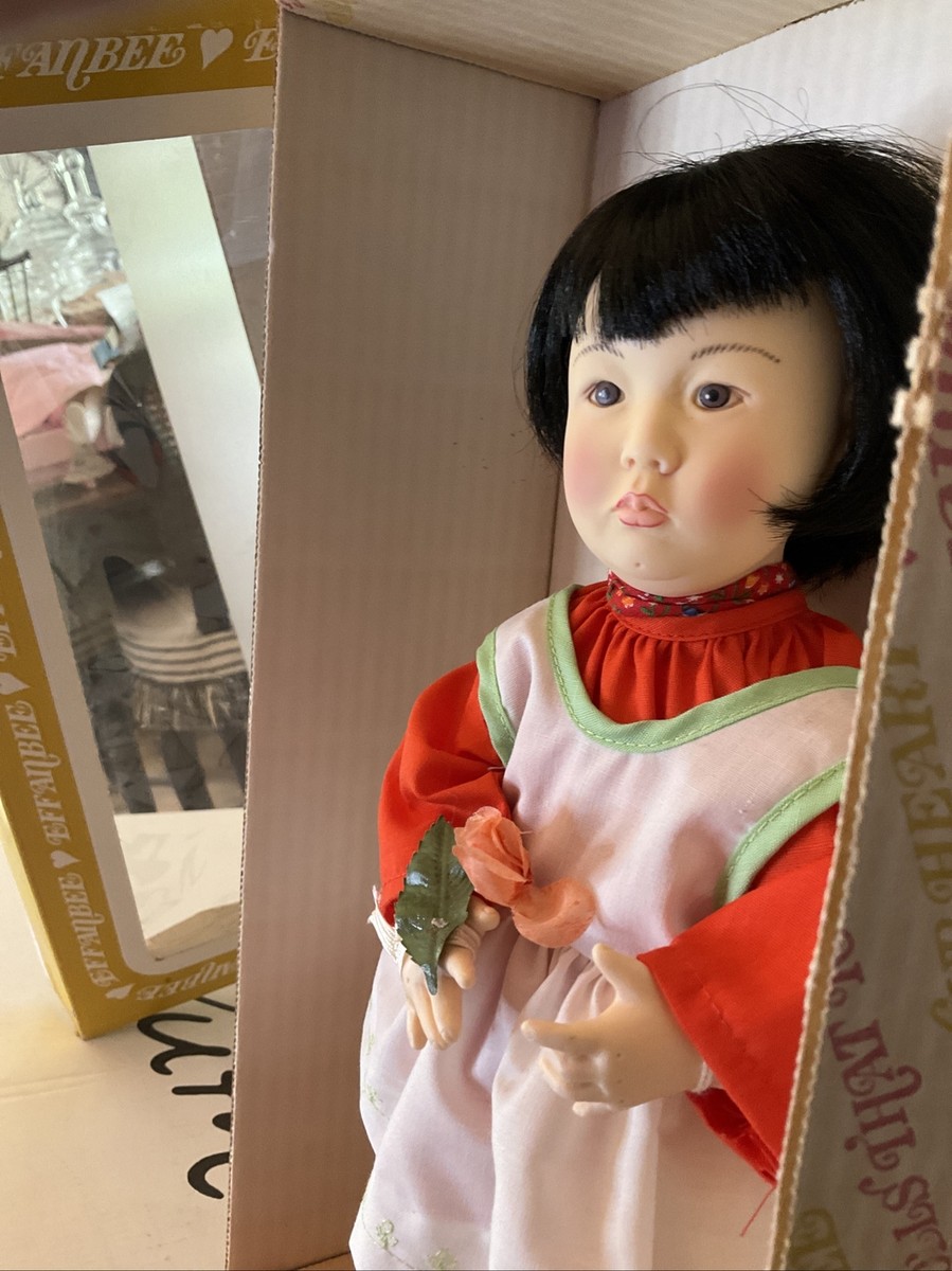 VINTAGE EFFANBEE ASIAN DOLL ORANGE BLOSSOM BY JOYCE STAFFORD NEW