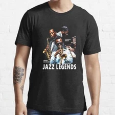 John Coltrane Miles Davis Thelonious Monk Jazz Legends Music T-Shirt S - 5XL