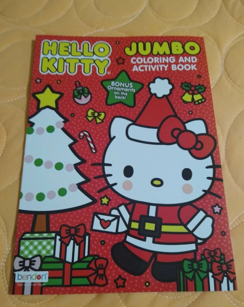 Hello Kitty Christmas Coloring Page