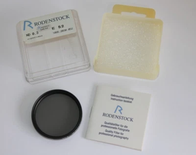 RODENSTOCK ND 0.3 / 2x E52 52mm Camera Lens Neutral Density filter. - Image 1 of 4