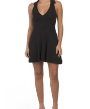 Women’s Zara New🌿Sleeveless VNeck Shirt Collar Dress Size S 