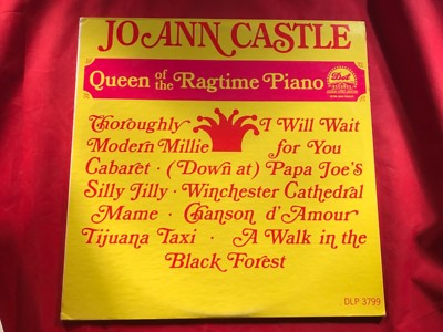 E-16 JO ANN CASTLE Queen Of The Ragtime Piano - DLP 3799 - MONO - RECORD - JAZZ