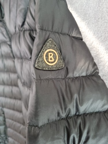 Bogner Damas Negro XL Acolchado Puffer Chaqueta, Blanco Puro Pato Plumón 600, PVP £450 - Imagen 3 de 13