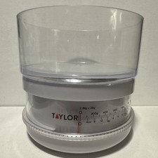 Taylor Mechanical Food Scale 5lb/2.2kg Capacity 5.5" Dia X 3.75" Tall
