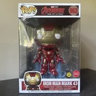 Funko Pop! Vinyl Jumbo 10 in: Marvel - Iron Man Mark 43 Jumbo Glows in the Dark
