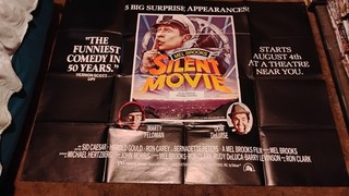 SILENT MOVIE 1976 ORIG SUBWAY 45x60 MOVIE POSTER MEL BROOKS