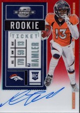 2020 Panini Contenders Optic Red #119 K.J. Hamler Auto /199 - FB
