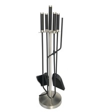 SET 4 ACCESSORI PER CAMINETTO, STUFA A LEGNA E BARBECUE, COMPLETO DI 4 PEZZI ...