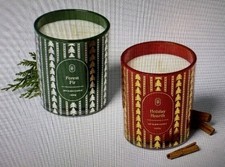 Threshold Candle Holiday Hearth  Forest Fir Jar Candles Single Wick Christmas