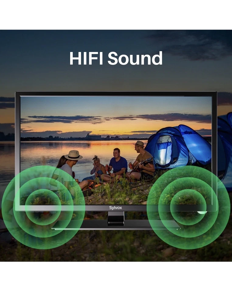 SYLVOX 27 inch RV TV 1080P 12 Volt TV Built-in APP Store DVD Player - Image 4 of 4