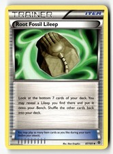 Pokemon TCG Root Fossil Lileep Item Uncommon Plasma Blast 87/101 NM