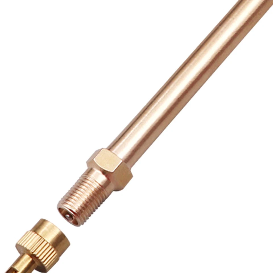 Schrader Valve Stem Extender Brass Wheel Valve Stem Extension Rod Tire Valve - Image 2 of 4