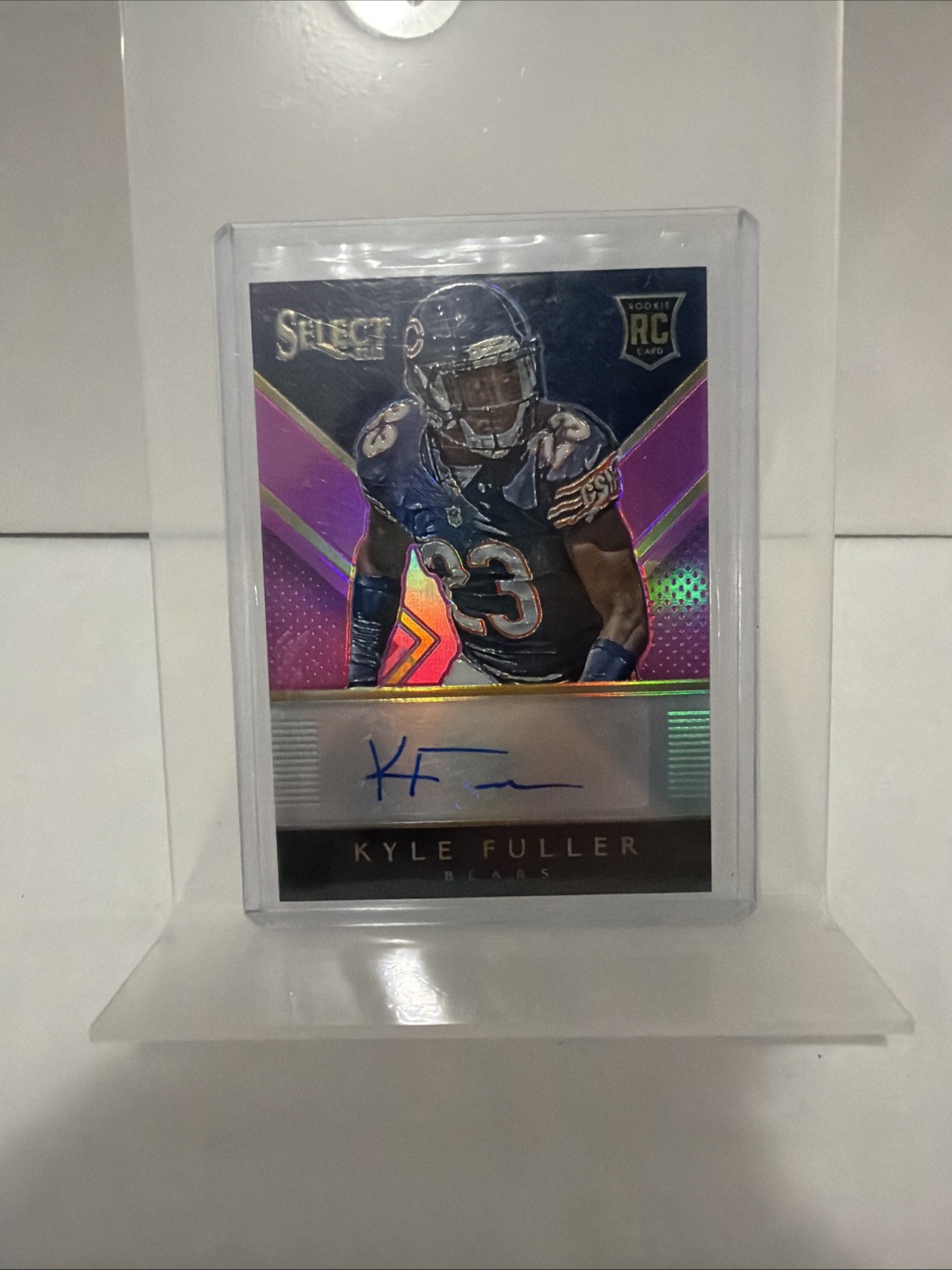 Kyle Fuller Panini Select Rookie Autograph #RAKF Prizm