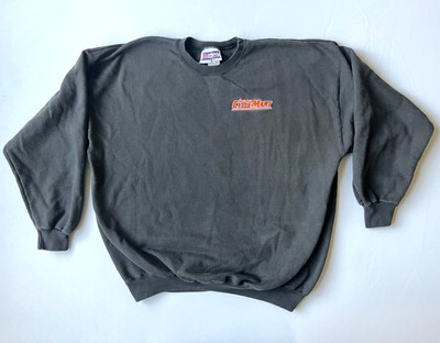 Vintage American Cycle Mart Crewneck Sweatshirt Sz XL Black Motorcycle