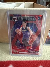 Dalton Knecht 2024-25 Panini Mosaic 258/299 City Edition Red Seismic RC Lakers